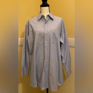 TOMMY HILFIGER Men’s Button Down Shirt; Large; Long Sleeves; EUC.